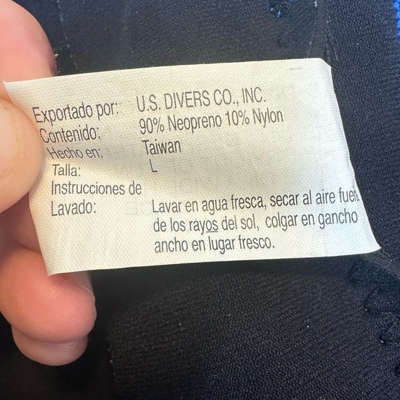 Titanium Warm To The Bone Seal Skin Diving Suit Black and Blue Size L Large - Picture 16 of 16